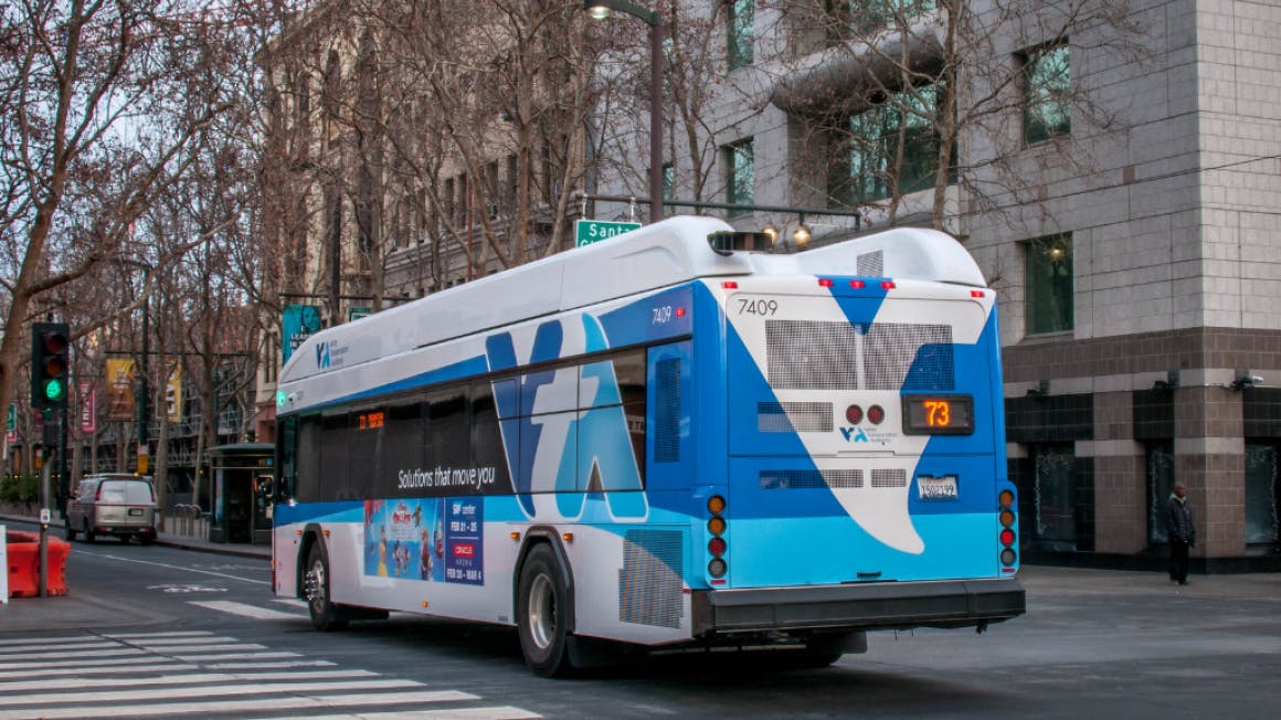Santa Clara VTA bus.
