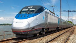 Amtrak Acela train. Amtrak Acela train.