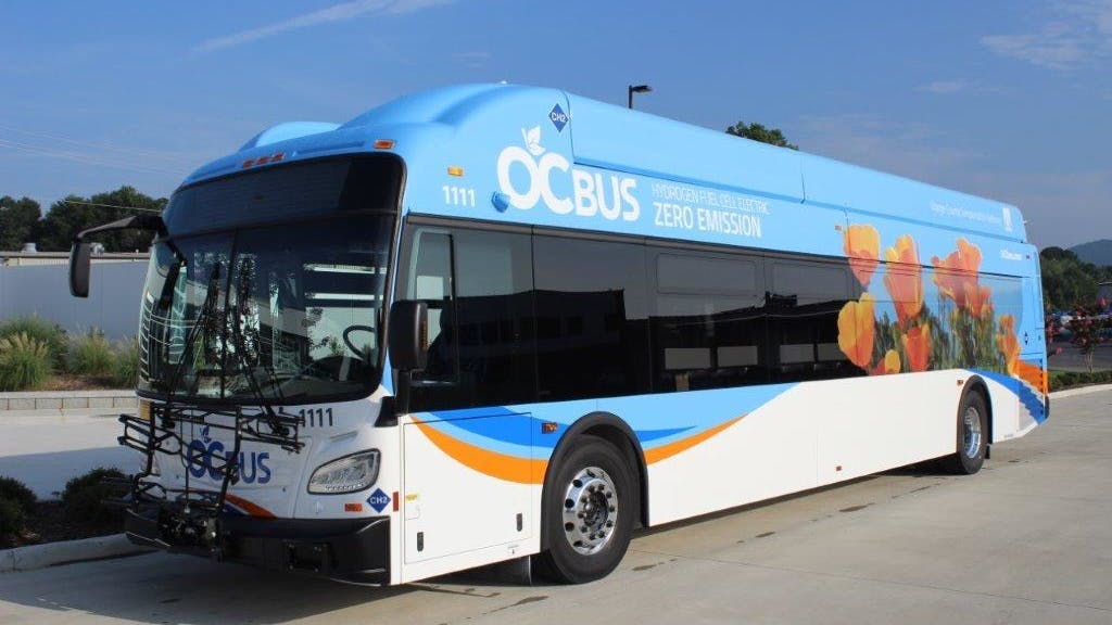 OCTA zero-emission bus.