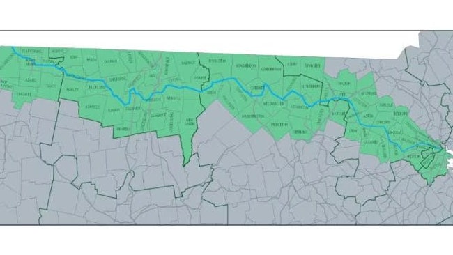 Northern Tier Passenger Rail Study Final Report map.