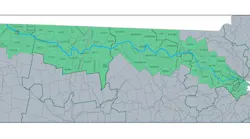 Northern Tier Passenger Rail Study Final Report map.