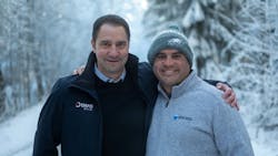 Dafo Vehicle staff in snow. Dafo Vehicle staff in snow.