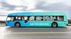 BC Transit electric demo bus.