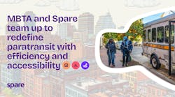 Spare will help the MBTA to enhance accessibility in customer-facing software and communications, efficiency and the experience for individuals with disabilities who rely on paratransit services. Spare will help the MBTA to enhance accessibility in customer-facing software and communications, efficiency and the experience for individuals with disabilities who rely on paratransit services.