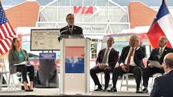 The FTA has awarded a $267.8 million grant to support the construction of the new VIA ART North/South Corridor, The FTA has awarded a $267.8 million grant to support the construction of the new VIA ART North/South Corridor,