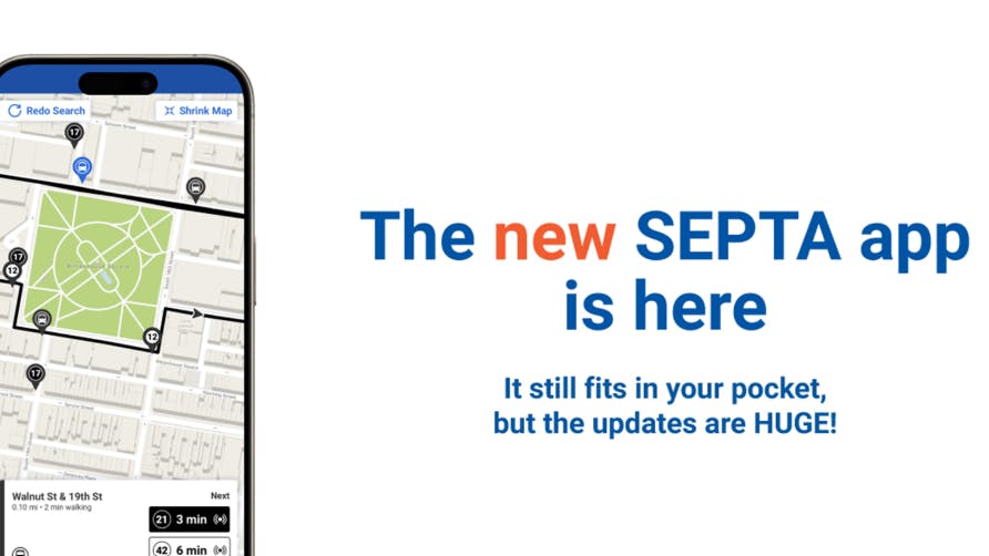 SEPTA has launched version 3.0 of its mobile app, offering a more modernized and accessible way for customers to plan their trips.