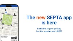 SEPTA has launched version 3.0 of its mobile app, offering a more modernized and accessible way for customers to plan their trips. SEPTA has launched version 3.0 of its mobile app, offering a more modernized and accessible way for customers to plan their trips.