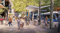 A rendering of the Austin Light Rail Phase 1 project.