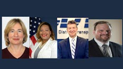 AC Transit Board of Directors has appointed Kathleen Kelly as its new transit district's interim general manager, Veronica P. McBeth has been named its new director of BCDOT, CDTA Vice President of Finance and Administration Michael Collins will be taking on the position of interim CEO and Detroit People Mover General Manager (GM) Robert Cramer has been named Detroit, Mich,’sthe new executive director of transit for Detroit. AC Transit Board of Directors has appointed Kathleen Kelly as its new transit district's interim general manager, Veronica P. McBeth has been named its new director of BCDOT, CDTA Vice President of Finance and Administration Michael Collins will be taking on the position of interim CEO and Detroit People Mover General Manager (GM) Robert Cramer has been named Detroit, Mich,’sthe new executive director of transit for Detroit.