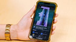 Passengers open the GoodMaps app, select their station and receive voice, visual or haptic guidance on how to move through the station to key landmarks. Passengers open the GoodMaps app, select their station and receive voice, visual or haptic guidance on how to move through the station to key landmarks.