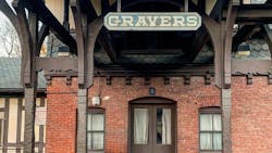 Front of outside of SEPTA's Gravers Regional Rail Station Front of outside of SEPTA's Gravers Regional Rail Station