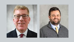 James Fallon (left) has been named as the next CTDOT chief engineer and bureau chief of engineering and construction and current Akron Metro chief of operations, Jarrod Hampshire, is being promoted to chief of staff. James Fallon (left) has been named as the next CTDOT chief engineer and bureau chief of engineering and construction and current Akron Metro chief of operations, Jarrod Hampshire, is being promoted to chief of staff.