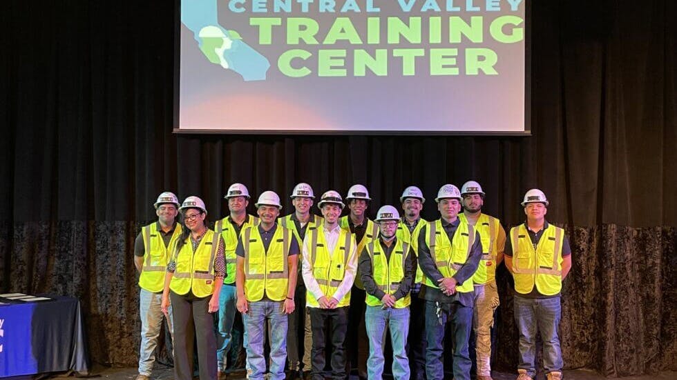 CHSRA celebrates 12 new graduates of the Central Valley Training Center pre-apprenticeship program