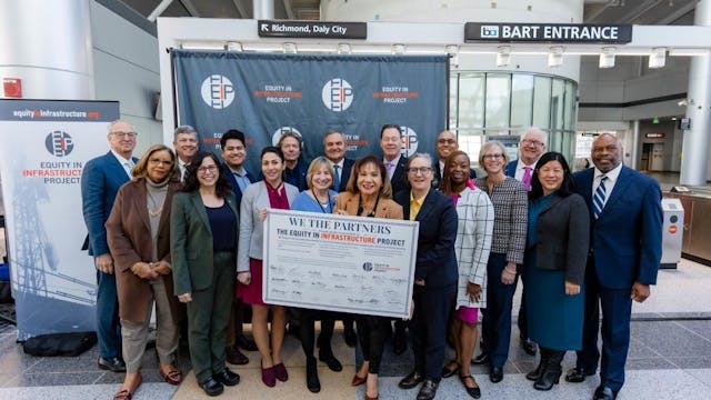 Bay Area transit agencies sign the Equity In Infrastructure