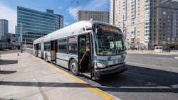 MBTA bus. MBTA bus.