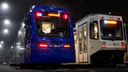 TriMet Type 6 MAX train. TriMet Type 6 MAX train.