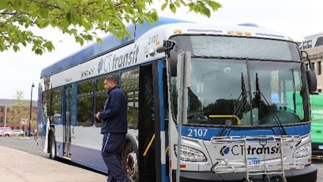 CT Transit bus.