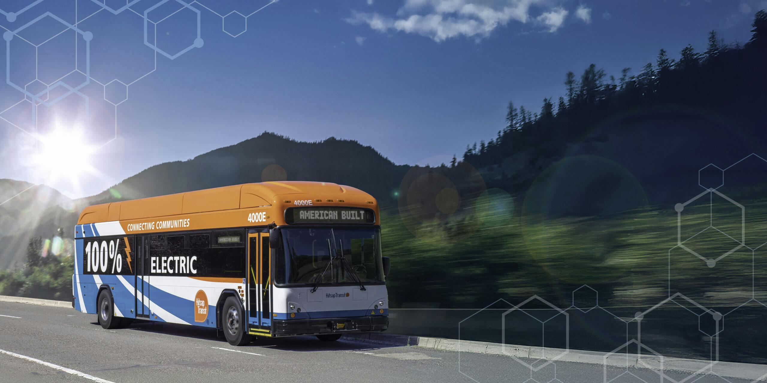 GILLIG electric bus.