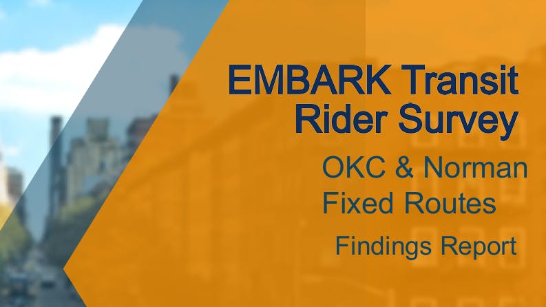 Embark has released the findings from its 2024 transit rider survey, which consisted of over 2,000 responses from Oklahoma City Fixed Route bus, RAPID NW bus rapid transit line and OKC Streetcar customers.
