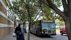 A FAST bus in Michigan. A FAST bus in Michigan.
