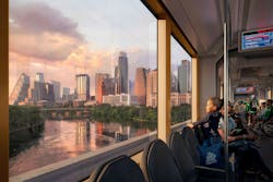 A rendering of the Austin Light Rail Phase 1 project. A rendering of the Austin Light Rail Phase 1 project.
