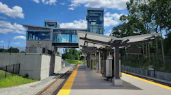 East Taunton station platform (July 2024)