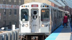 CTA train. CTA train.