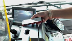 VIA Metropolitan Transit farebox. VIA Metropolitan Transit farebox.