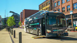 A New Flyer Xcelsior CHARGE NG zero-emission bus.