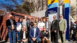 Bay area transit agency leadership came to commemorate the delivery and launch of these new test signs.
