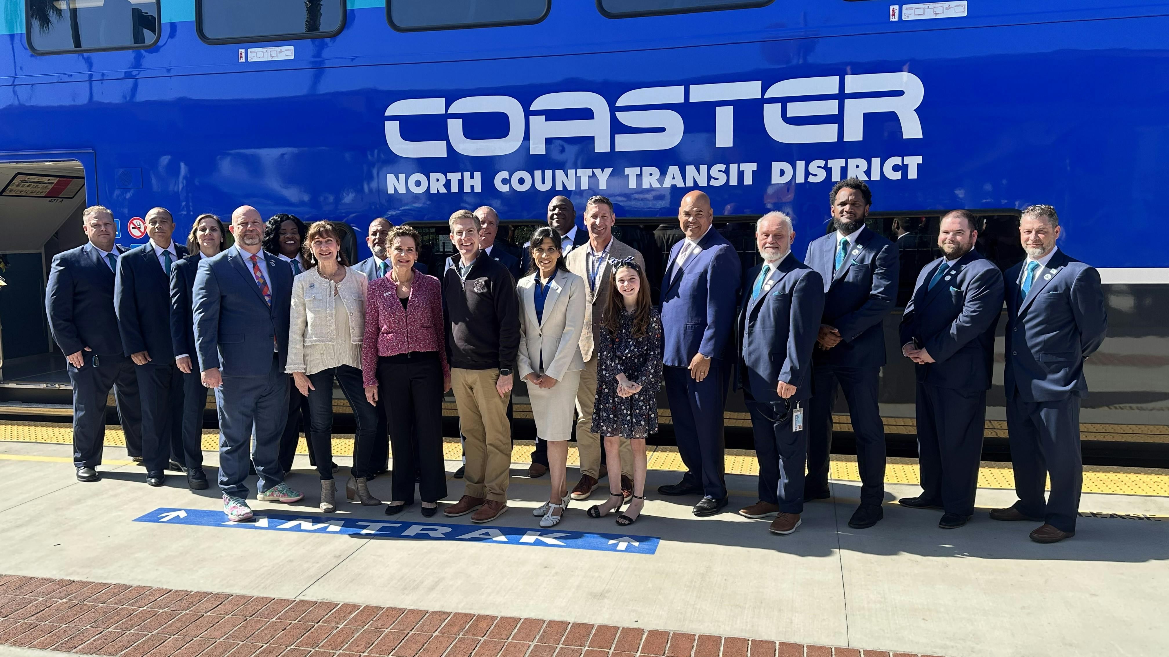 NCTD launches new COASTER passenger cars.