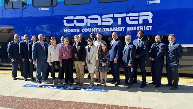 NCTD launches new COASTER passenger cars.