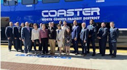 NCTD launches new COASTER passenger cars. NCTD launches new COASTER passenger cars.