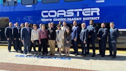 NCTD launches new COASTER passenger cars. NCTD launches new COASTER passenger cars.