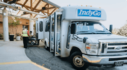 IndyGo Access bus. IndyGo Access bus.