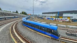 TransLink's tests on the Mark V SkyTrain vehicles began March 8 to assess the trains’ on-board systems, performance on the Expo and Millennium lines and the upgrades made to stations to accommodate the Mark V’s longer five-car design. TransLink's tests on the Mark V SkyTrain vehicles began March 8 to assess the trains’ on-board systems, performance on the Expo and Millennium lines and the upgrades made to stations to accommodate the Mark V’s longer five-car design.