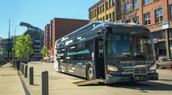 A New Flyer Xcelsior CHARGE NG™ 40-foot bus.