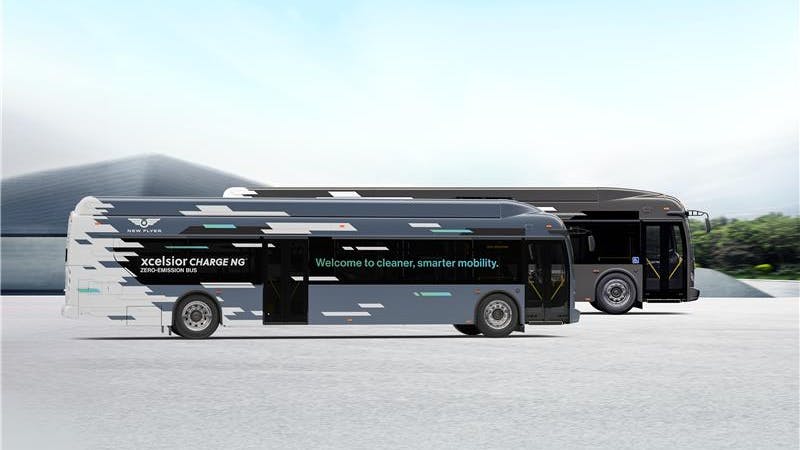 New Flyer battery-electric and clean-diesel buses