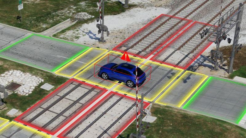 Caltrain has begun to install a LiDAR and camera-based AI solution at its Churchill Avenue Crossing