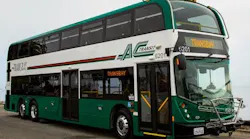 AC Transit Transbay Double-Decker bus.
