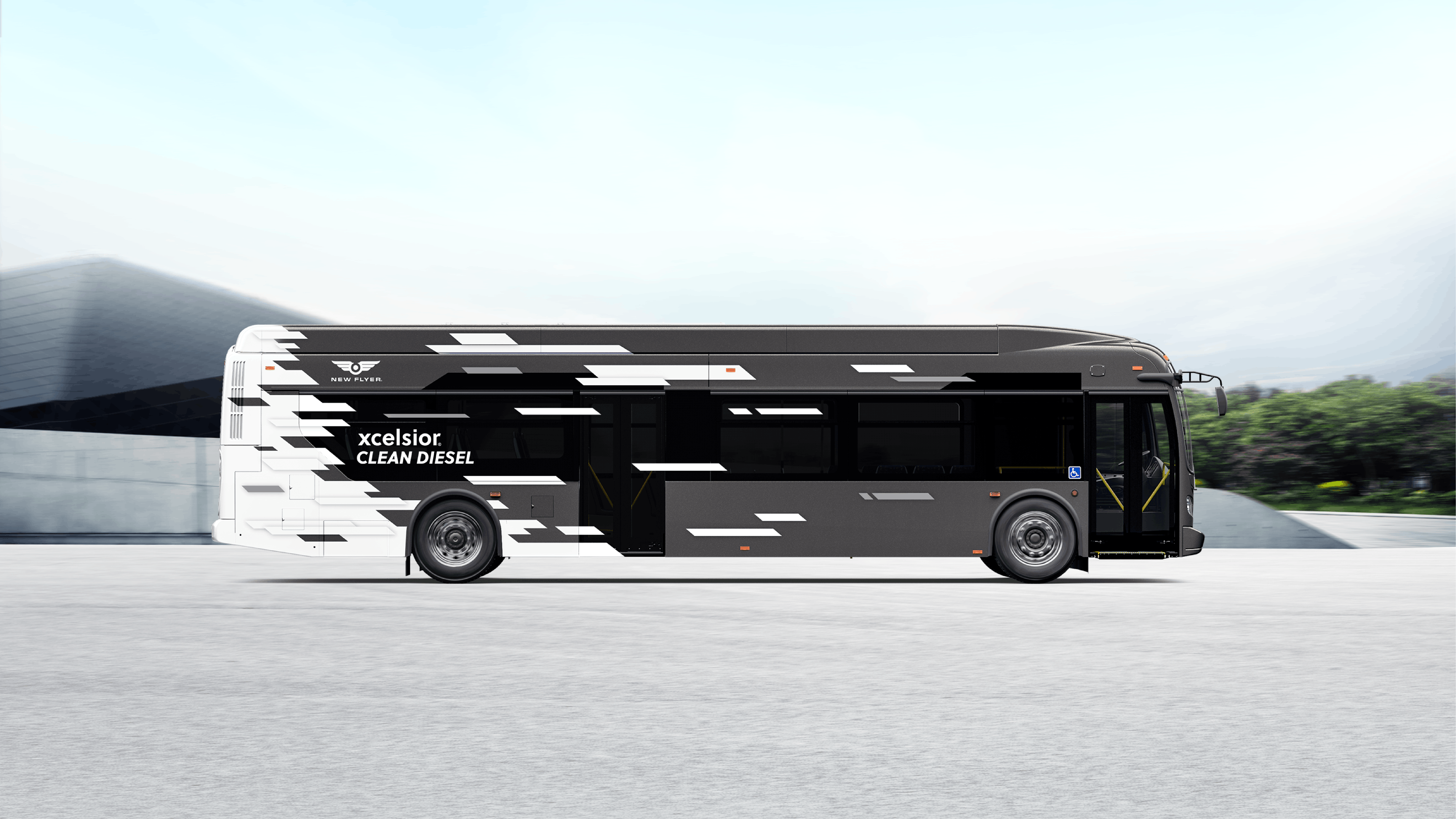 New Flyer Xcelsior clean-diesel bus