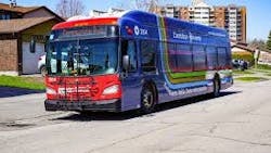 OC Transpo bus. OC Transpo bus.