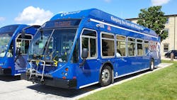 Pace CNG bus. Pace CNG bus.