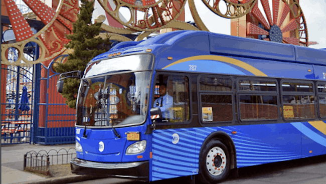 MTA bus.