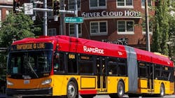 King County Metro RapidRide G Line bus. King County Metro RapidRide G Line bus.