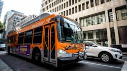 The L.A. Metro G Line Improvements Project includes BRT enhancements, safety features and bike lockers. The L.A. Metro G Line Improvements Project includes BRT enhancements, safety features and bike lockers.