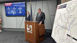 SEPTA Interim General Manager Scott A. Sauer speaking on the agency's proposed FY26 operating and capital budgets on April 10.