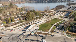 King County Metro opened four new bus stops on April 12 as part of the state of Washington’s SR 520 Montlake Lid project.