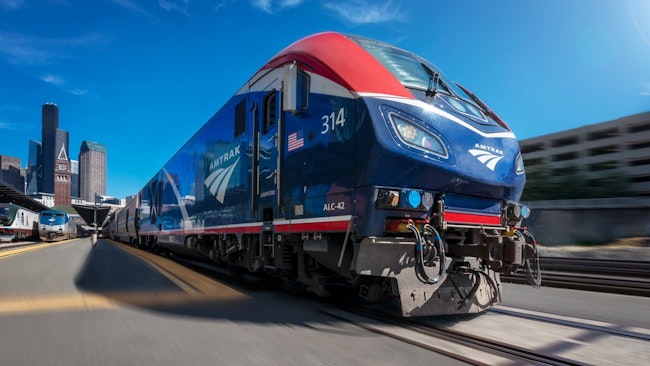 Amtrak train.