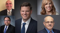 Fadi Chakbazof (top left), Ryan Adams (middle), Sandi Hill (top right), Francis Julien (bottom left), Khaled Shammout (bottom right). Fadi Chakbazof (top left), Ryan Adams (middle), Sandi Hill (top right), Francis Julien (bottom left), Khaled Shammout (bottom right).